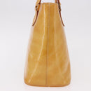LOUIS VUITTON Monogram Vernis Houston Handtasche Beige M91004 LV Auth 184328-6