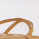 LOUIS VUITTON Monogram Vernis Houston Handtasche Beige M91004 LV Auth 184328-9