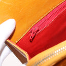 CELINE Kettenhandtasche Leder Beige Gold Auth 184329A-22