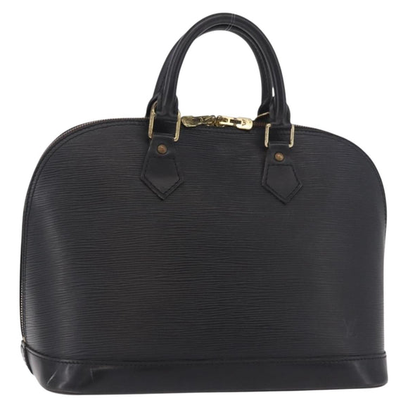 LOUIS VUITTON Epi Alma Hand Bag Noir Black M52142 LV Auth 184331A