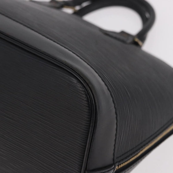 LOUIS VUITTON Epi Alma Hand Bag Noir Black M52142 LV Auth 184331A