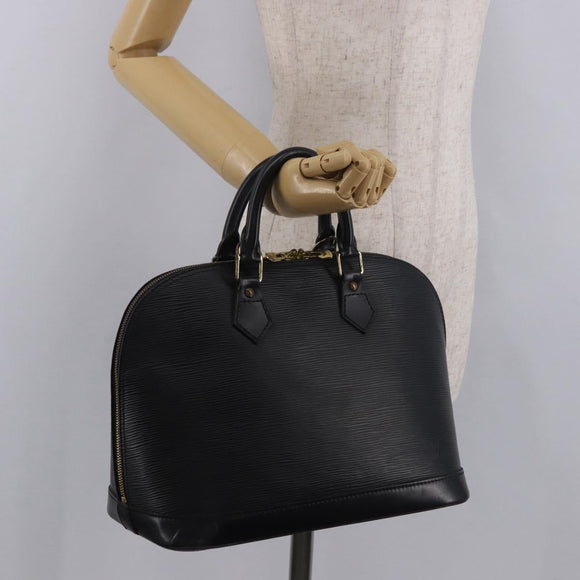 LOUIS VUITTON Epi Alma Hand Bag Noir Black M52142 LV Auth 184331A