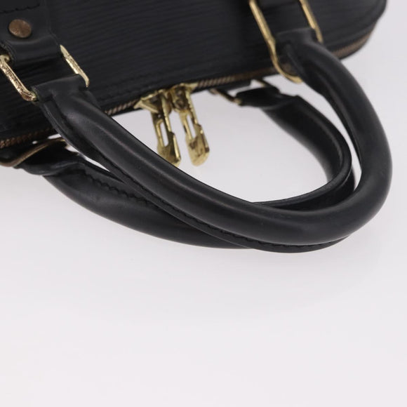 LOUIS VUITTON Epi Alma Hand Bag Noir Black M52142 LV Auth 184331A