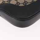GUCCI GG Canvas Jackie Shoulder Bag Navy Gold 001 3306 Auth 184332V-15
