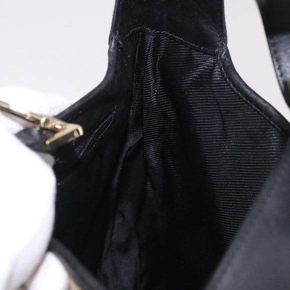 GUCCI GG Canvas Jackie Shoulder Bag Navy Gold 001 3306 Auth 184332V