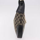 GUCCI GG Canvas Jackie Shoulder Bag Navy Gold 001 3306 Auth 184332V-4