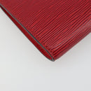 LOUIS VUITTON Epi Pochette Accessoires Pouch Red M52947 LV Auth 184334-15