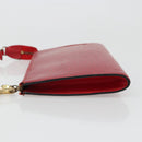 LOUIS VUITTON Epi Pochette Accessoires Pouch Red M52947 LV Auth 184334-4