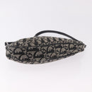 Christian Dior Trotter Canvas Saddle Accessory Pouch Navy Silver Auth 184338V-5