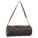 LOUIS VUITTON Monogram Papillon Pouch LV Auth 184339-1