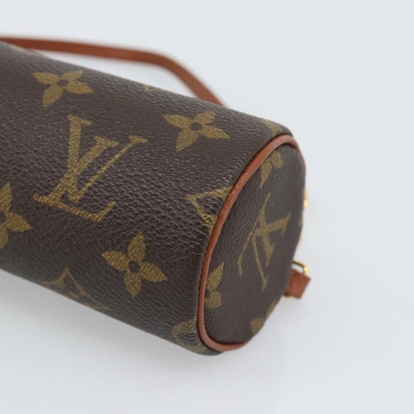 LOUIS VUITTON Monogram Papillon Pouch LV Auth 184339