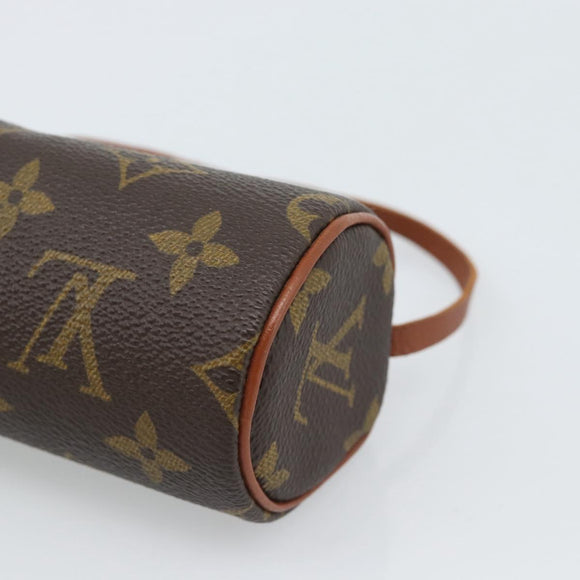 LOUIS VUITTON Monogram Papillon Pouch LV Auth 184339