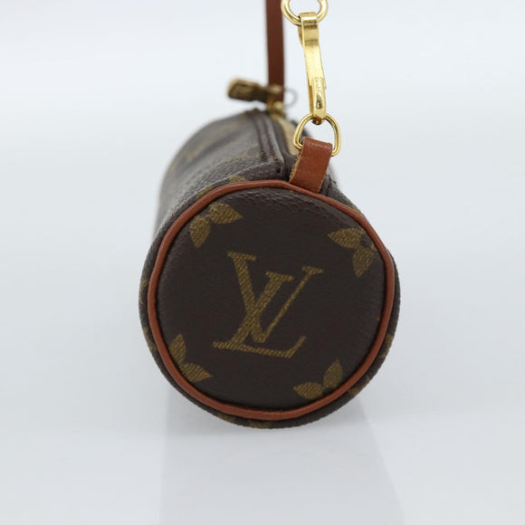 LOUIS VUITTON Monogram Papillon Pouch LV Auth 184339