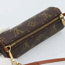 LOUIS VUITTON Monogram Papillon Pouch LV Auth 184339-6