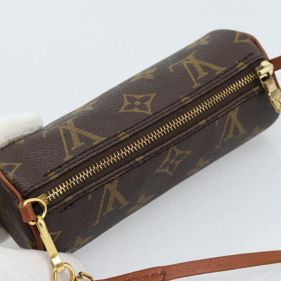 LOUIS VUITTON Monogram Papillon Pouch LV Auth 184339