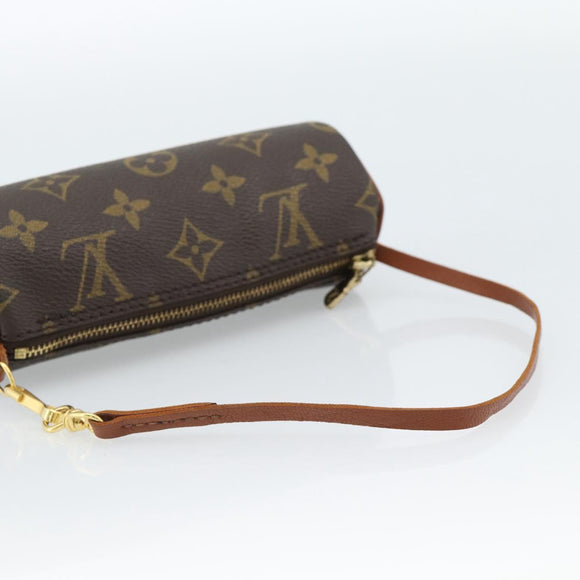 LOUIS VUITTON Monogram Papillon Pouch LV Auth 184339