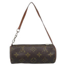 LOUIS VUITTON Monogram Papillon Pouch LV Auth 184340-3