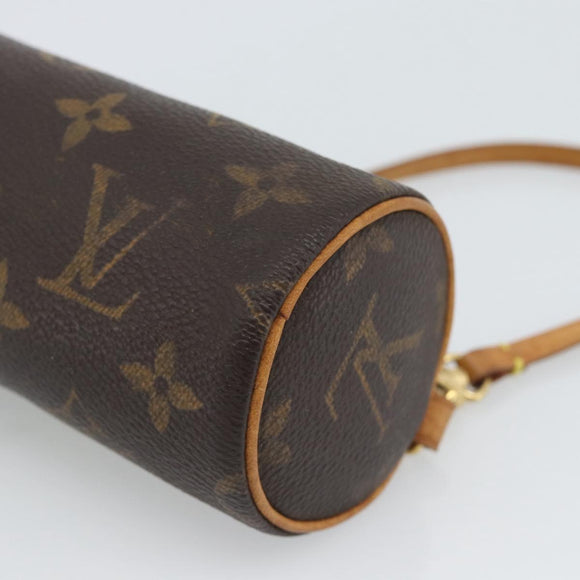 LOUIS VUITTON Monogram Papillon Pouch LV Auth 184342