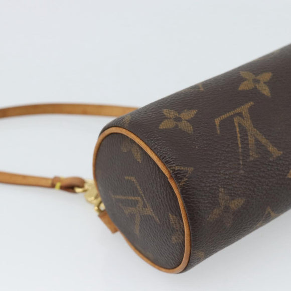 LOUIS VUITTON Monogram Papillon Pouch LV Auth 184342