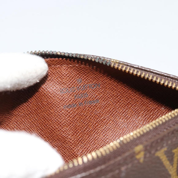LOUIS VUITTON Monogram Papillon Täschchen LV Auth 184343