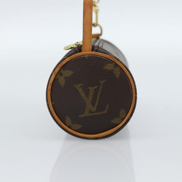 LOUIS VUITTON Monogram Papillon Täschchen LV Auth 184343