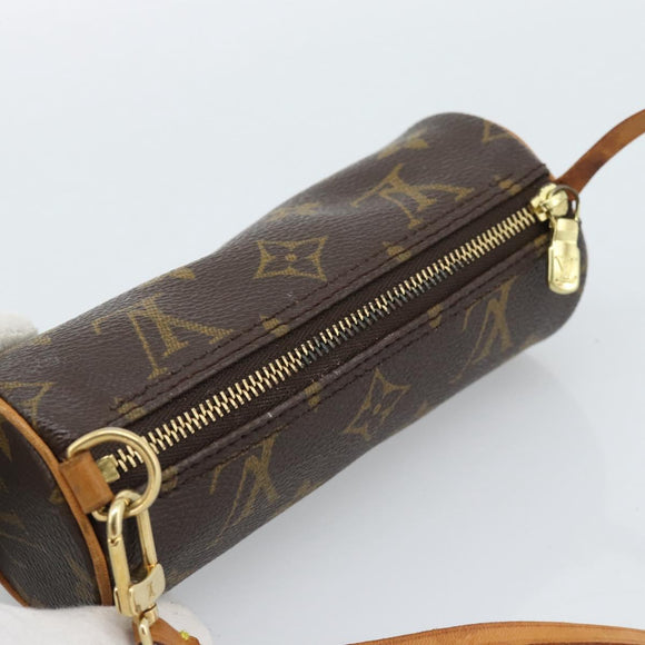 LOUIS VUITTON Monogram Papillon Täschchen LV Auth 184343