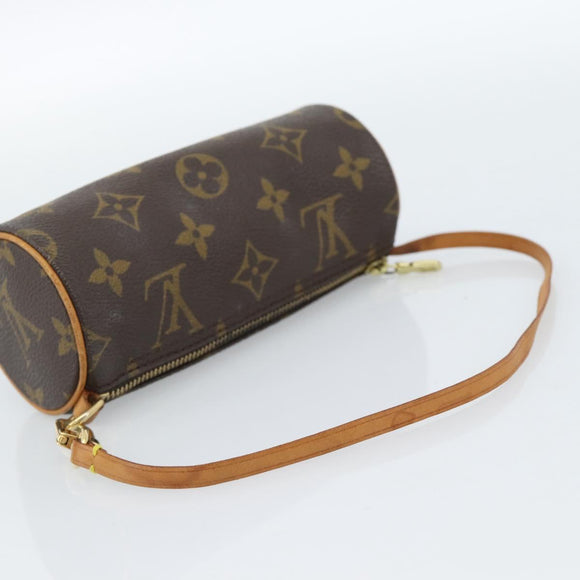 LOUIS VUITTON Monogram Papillon Täschchen LV Auth 184343