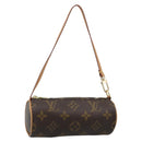 LOUIS VUITTON Monogram Papillon Täschchen LV Auth 184345V-1