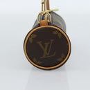LOUIS VUITTON Monogram Papillon Täschchen LV Auth 184345V-4