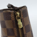 LOUIS VUITTON Damier Ebene Papillon Pouch LV Auth 184346-10