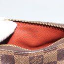 LOUIS VUITTON Damier Ebene Papillon Pouch LV Auth 184346-11