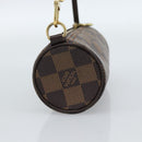 LOUIS VUITTON Damier Ebene Papillon Pouch LV Auth 184346-4