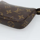 LOUIS VUITTON Monogram Mini Pochette Accessoires Beutel N41667 LV Auth 184348A-9