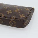 LOUIS VUITTON Monogram Mini Pochette Accessoires Beutel N41667 LV Auth 184348A-15