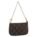 LOUIS VUITTON Monogram Mini Pochette Accessoires Beutel N41667 LV Auth 184348A-1