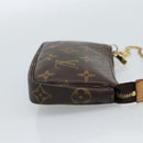 LOUIS VUITTON Monogram Mini Pochette Accessoires Beutel N41667 LV Auth 184348A-4