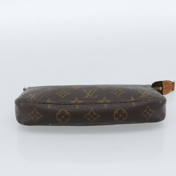 LOUIS VUITTON Monogram Pochette Accessoires Pouch M51980 LV Auth 184350