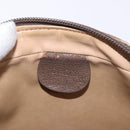GUCCI GG Supreme Web Sherry Line Bag PVC Beige Gold 001 115 6655 Auth 184355-9