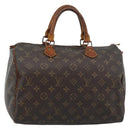LOUIS VUITTON Monogram Speedy 30 Hand Bag M41526 LV Auth 184356-1
