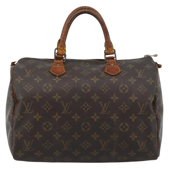 LOUIS VUITTON Monogram Speedy 30 Hand Bag M41526 LV Auth 184356