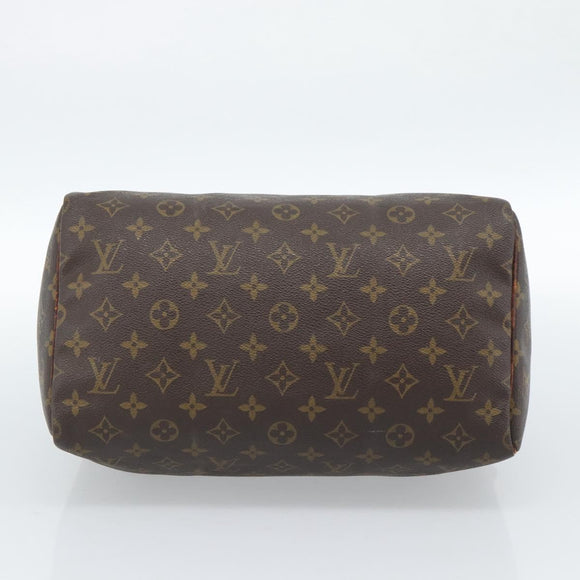 LOUIS VUITTON Monogram Speedy 30 Hand Bag M41526 LV Auth 184356