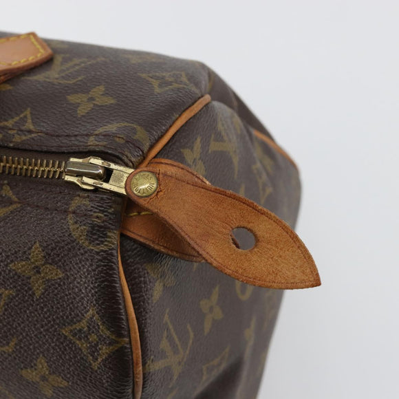 LOUIS VUITTON Monogram Speedy 25 Hand Bag M41528 LV Auth 184357A