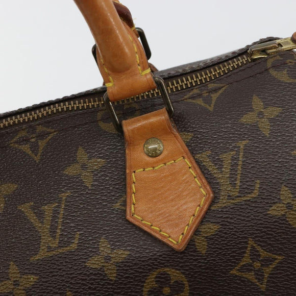 LOUIS VUITTON Monogram Speedy 25 Hand Bag M41528 LV Auth 184357A