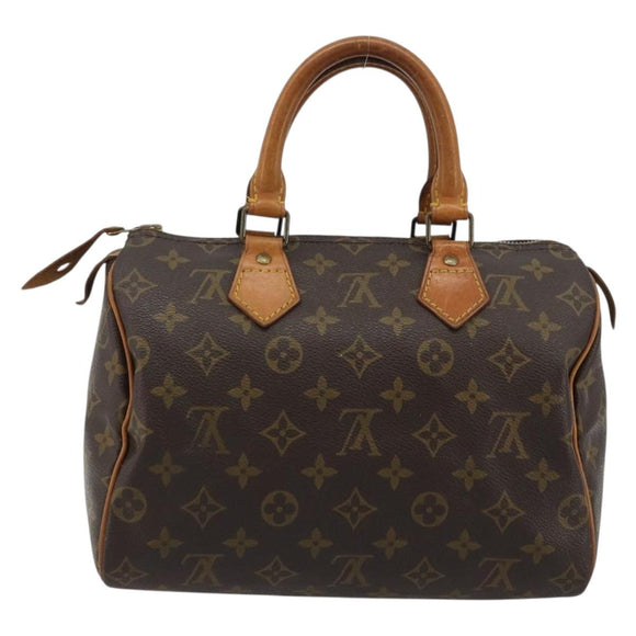 LOUIS VUITTON Monogram Speedy 25 Hand Bag M41528 LV Auth 184357A