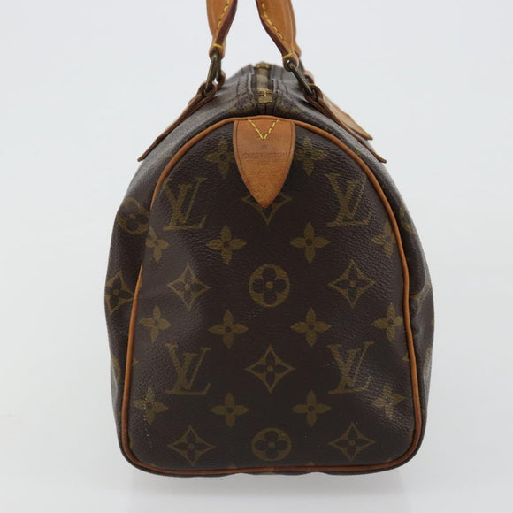 LOUIS VUITTON Monogram Speedy 25 Hand Bag M41528 LV Auth 184357A