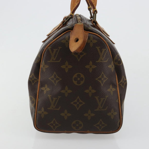 LOUIS VUITTON Monogram Speedy 25 Hand Bag M41528 LV Auth 184357A