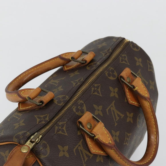LOUIS VUITTON Monogram Speedy 25 Hand Bag M41528 LV Auth 184357A