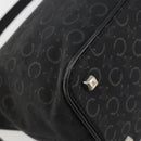 CELINE C Sulky Shoulder Bag Canvas Black Silver Auth 184359A-13