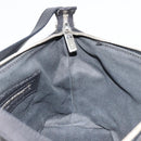 CELINE C Sulky Shoulder Bag Canvas Black Silver Auth 184359A-18