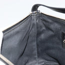 CELINE C Sulky Shoulder Bag Canvas Black Silver Auth 184359A-19